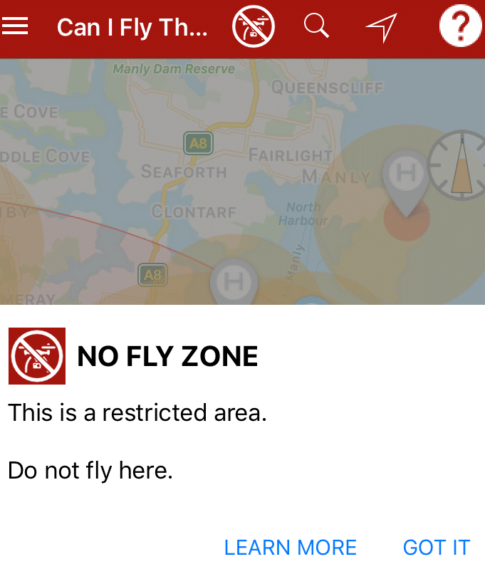 restricted airspace