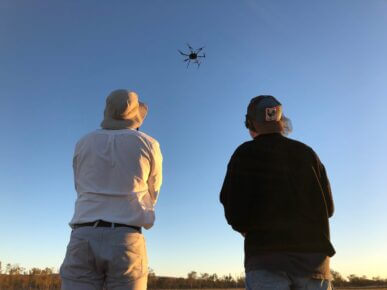 Drone flying Multirotor
